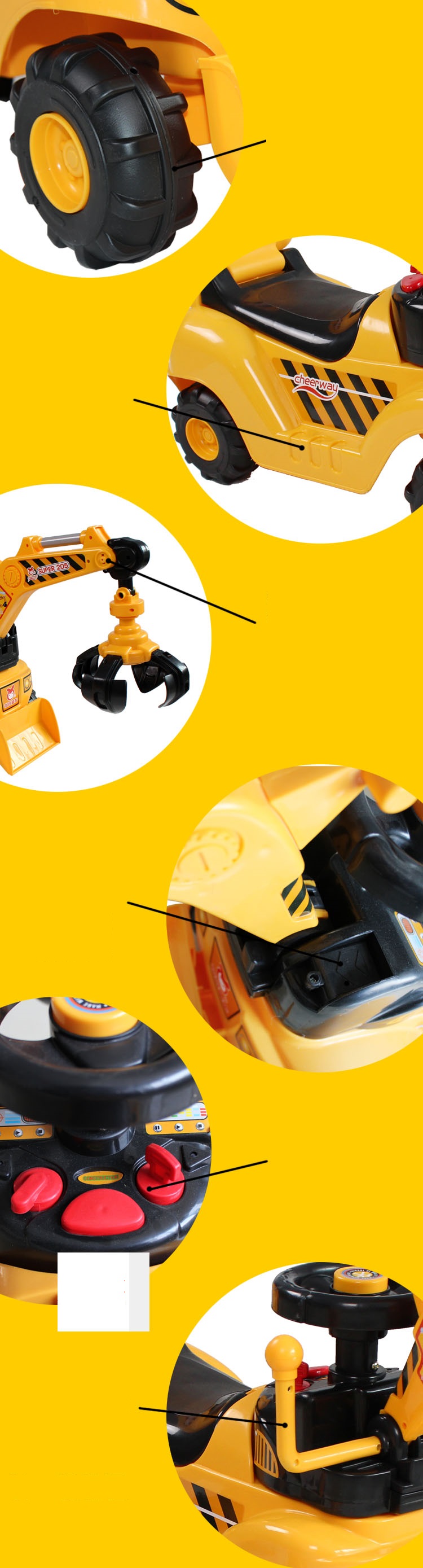 XE CẨU CHÒI 118 CHO BÉ