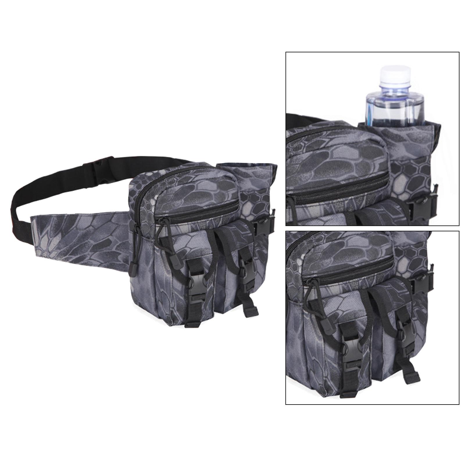 1pc Waist Pack Bag Oxford Cloth Waterproof Army Mountaineering Shooting