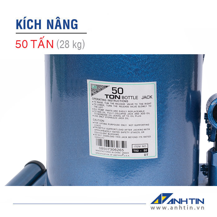Con đội 50 tấn lớn | Kích nâng xe ô tô xe tải | Kích thủy lực | 50 tấn lớn | Chiều cao nâng 160mm