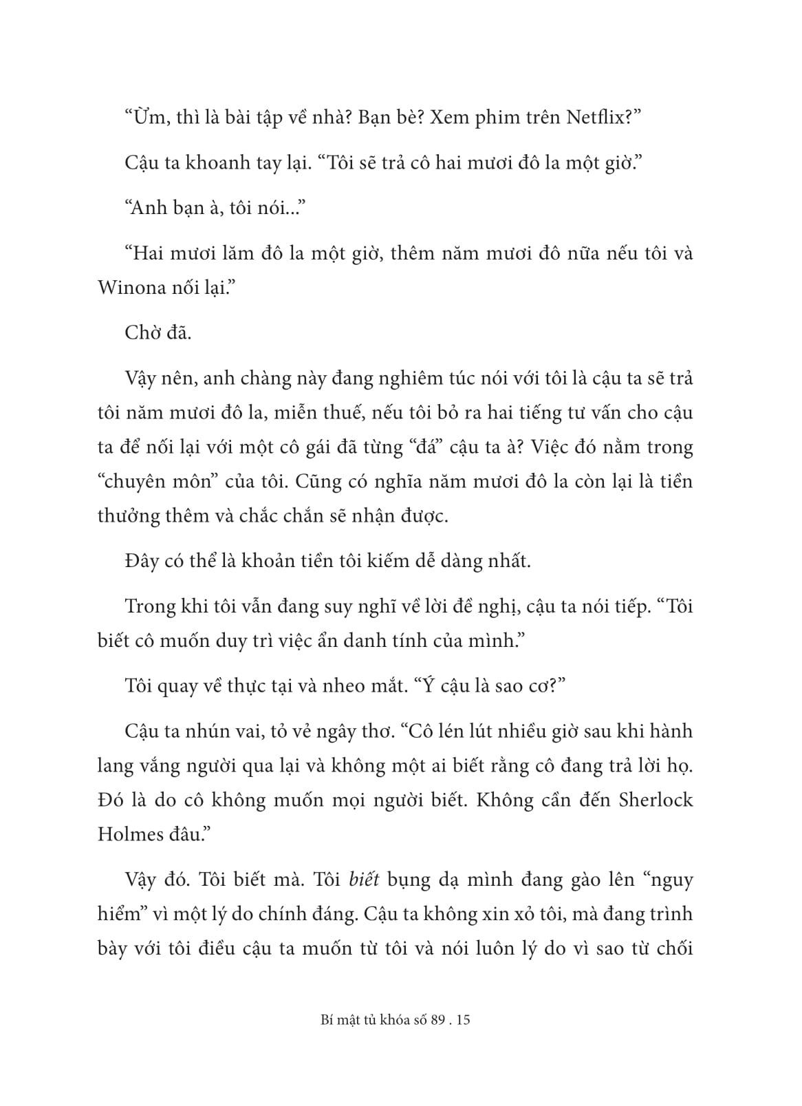 Bí Mật Tủ Khóa Số 89