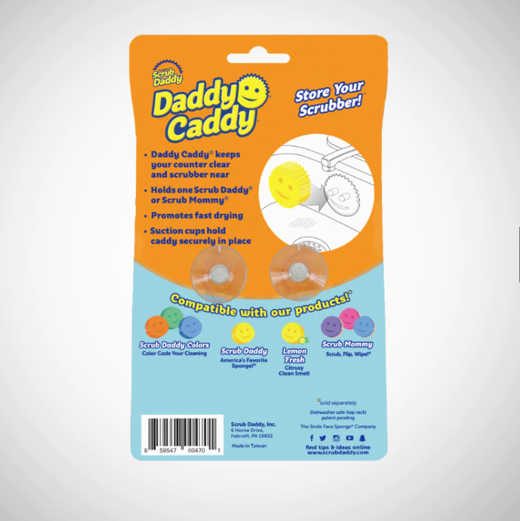 Giá treo cho miếng bọt biển Daddy Caddy dành cho Scrub Daddy và Scrub Mommy