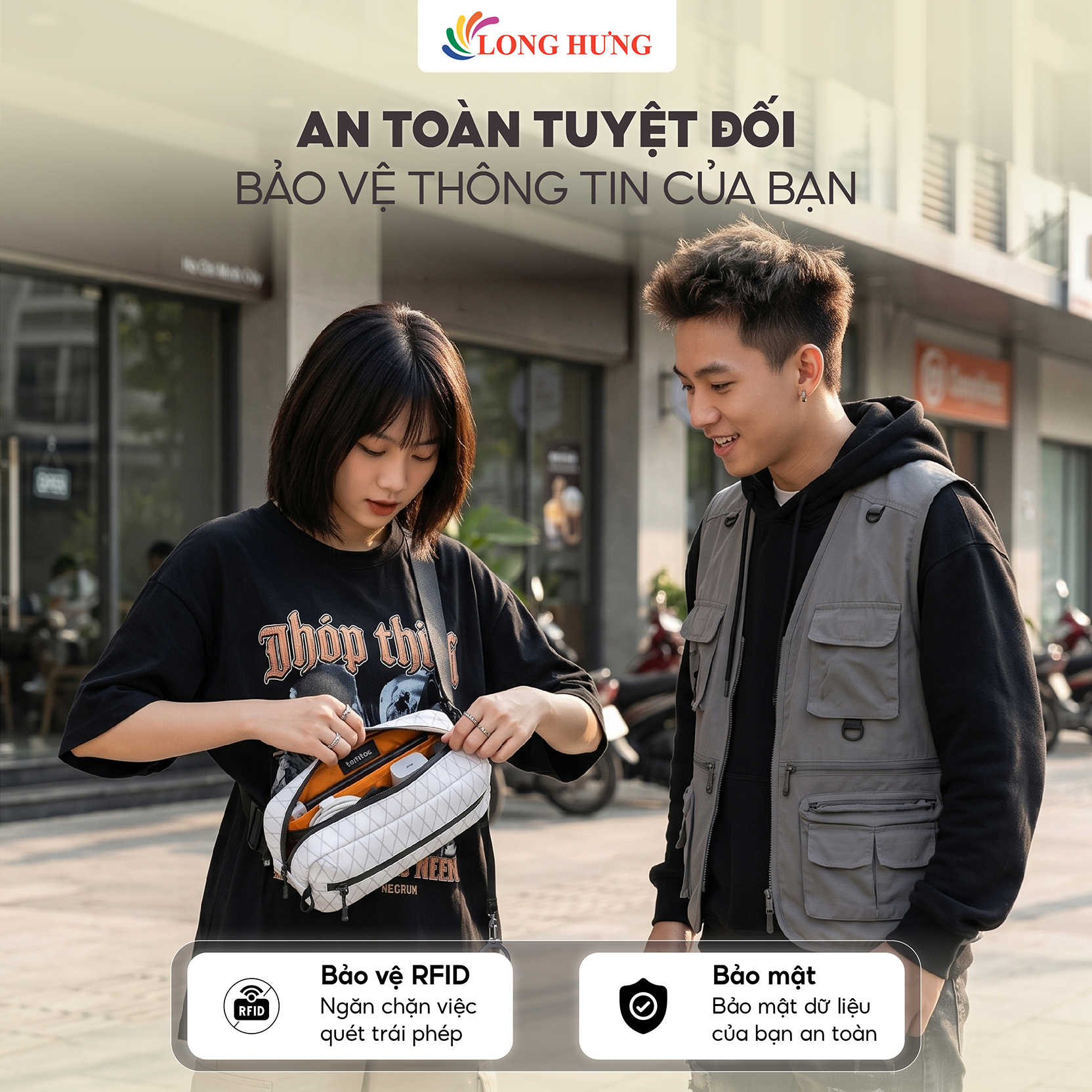 Túi đeo chéo Tomtoc Aviator-T35 X-Pac Chest Bag 2.5L T35S2 - Hàng chính hãng