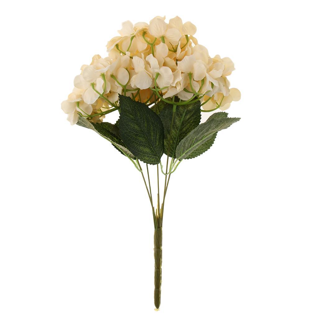 Artificial Silk Hydrangea Flower Bouquet Home Garden Table Decor