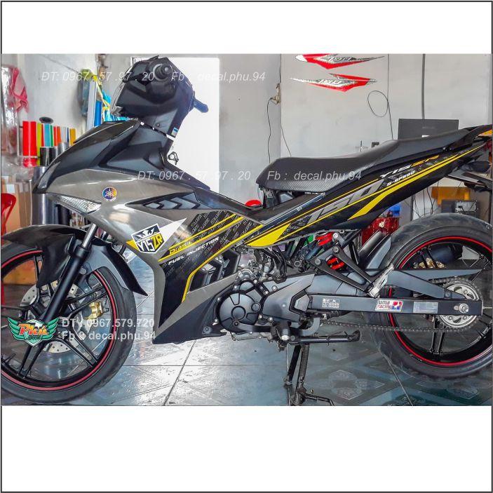 Tem Rời Exciter 150 Y15 ZR xám đen vàng