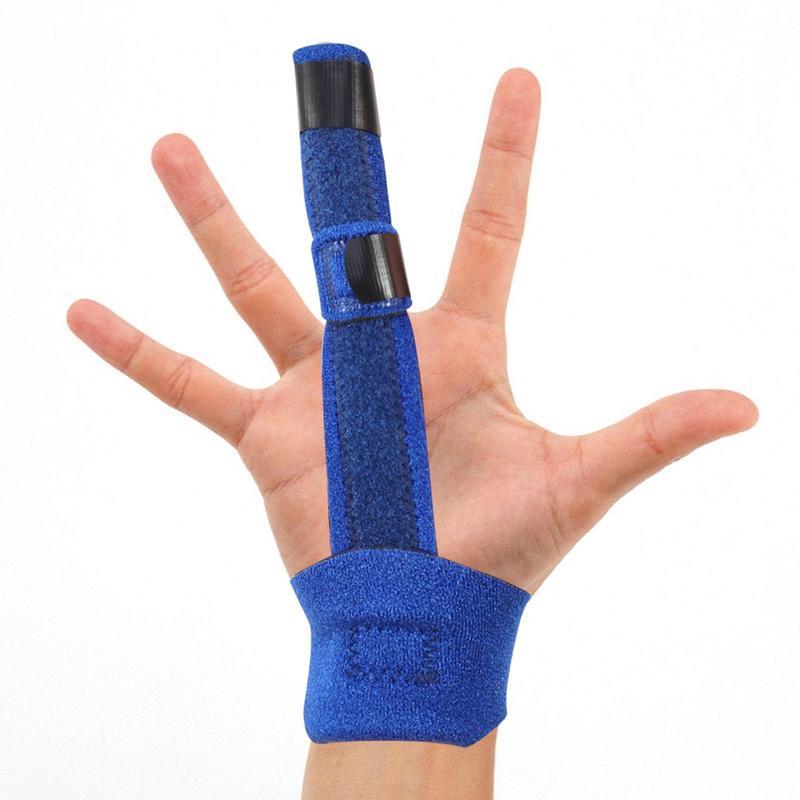Trigger ngón tay nẹp nhôm dải gãy ngón tay nẹp bảo vệ ngón tay bảo vệ ngón tay cố định cho chỉ số giữa ngón giữa Color: Black