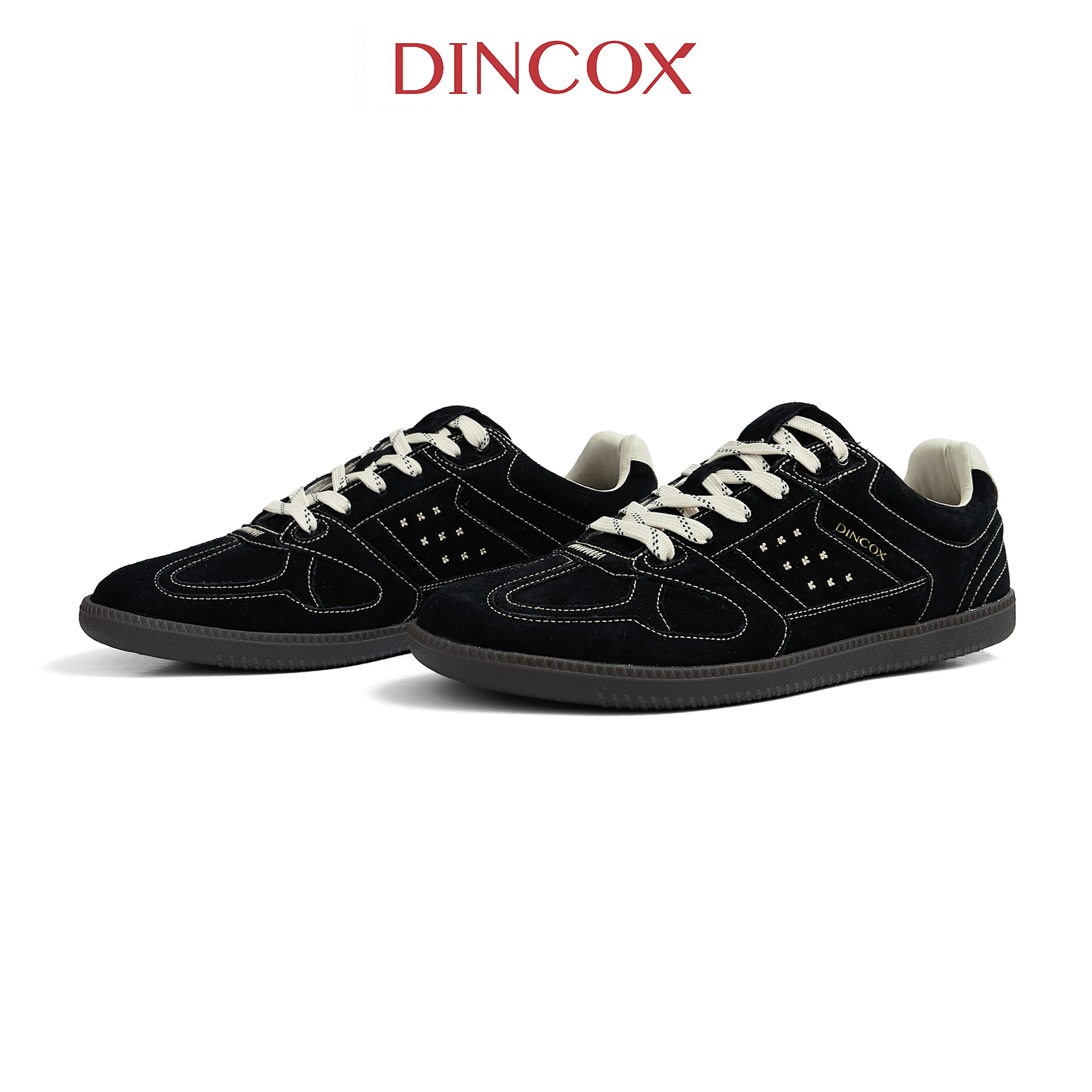 [NEW ARRIVAL] Giày Sneaker Nam Nữ Da Suede Cao Cấp Dincox Shoes DC50 RAVEN