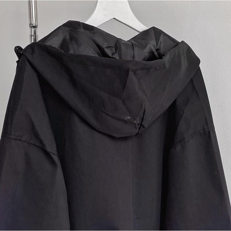 Áo khoác kaki lót dù CHOOSE màu đen ảnh thật unisex SSSTore ( nam nữ mặc đều được)