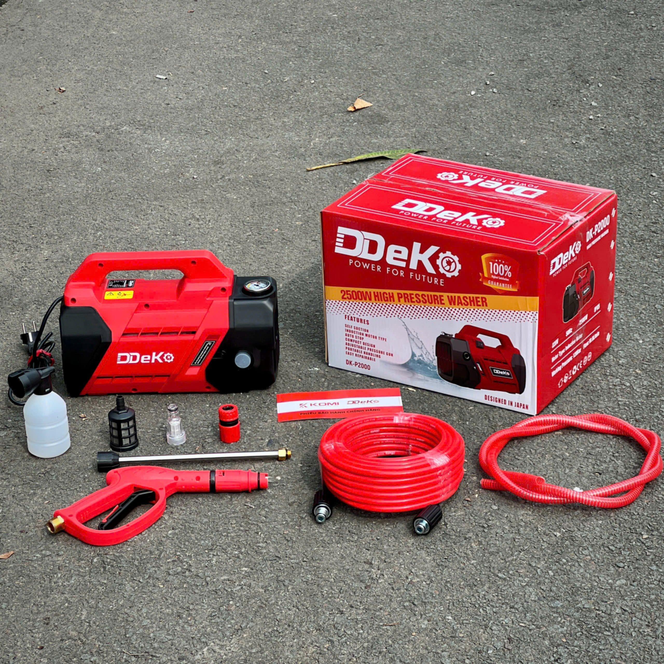 MÁY RỬA XE 2500W DK-P2000 DEKO - HÀNG CHÍNH HÃNG