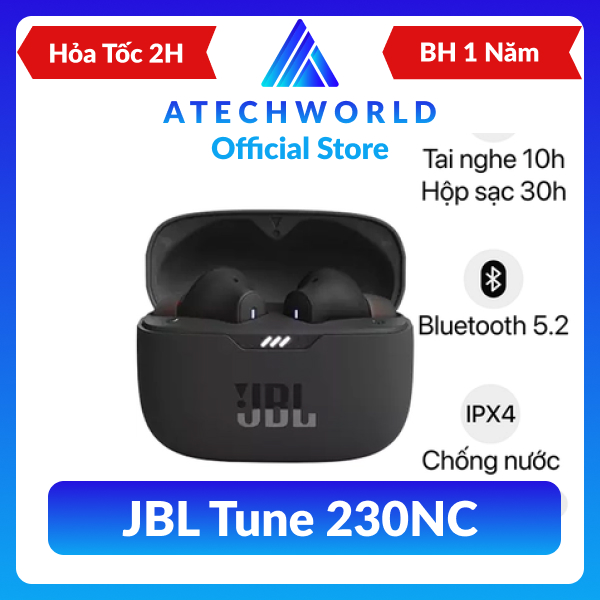 Tai Nghe Bluetooth Chống Ồn JBL Tune 230NC TWS Bluetooth 5.2 - Hàng Chính Hãng