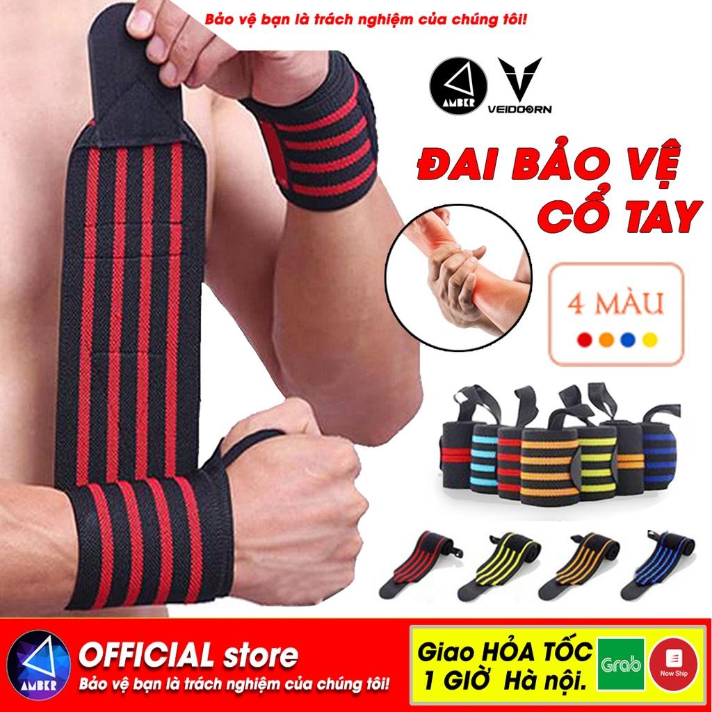 Đai Trợ Lực Cổ Tay - Đai Đeo Cổ Tay Tập Gym, Chơi Thể Thao (1 Đôi)