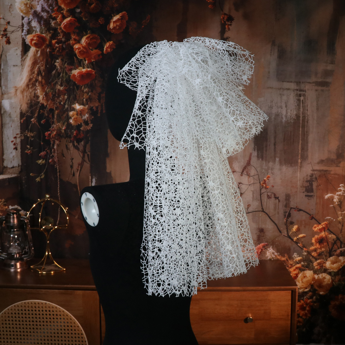 Veil cô dâu, voan lưới cô 50cm-100cm, voan lưới nhiều lớp bồng bềnh cá tính, phụ kiện cưới