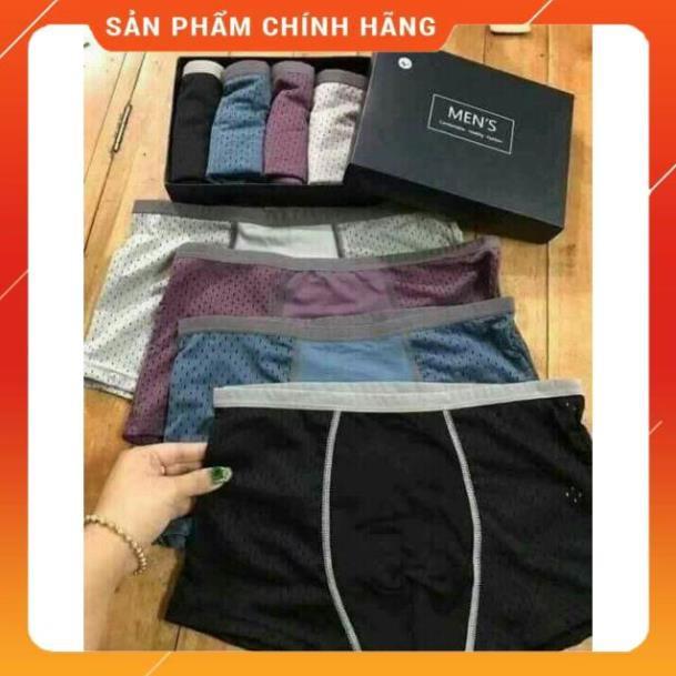 HỘP 4 QUẦN XỊP MEN THÔNG HƠI CAO CẤP