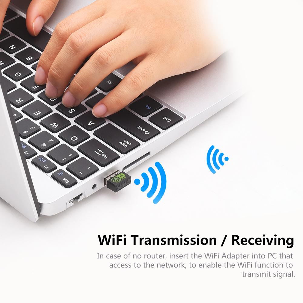 Bộ điều hợp bộ định tuyến Wi-Fi USB mini Mạng LAN Bộ phát thẻ LAN Cắm & chạy cho windows XP / Vista