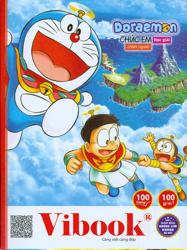 Tập Vibook DORAEMON &quot;Chúc Em Học Giỏi, Chăm Ngoan&quot; in caro