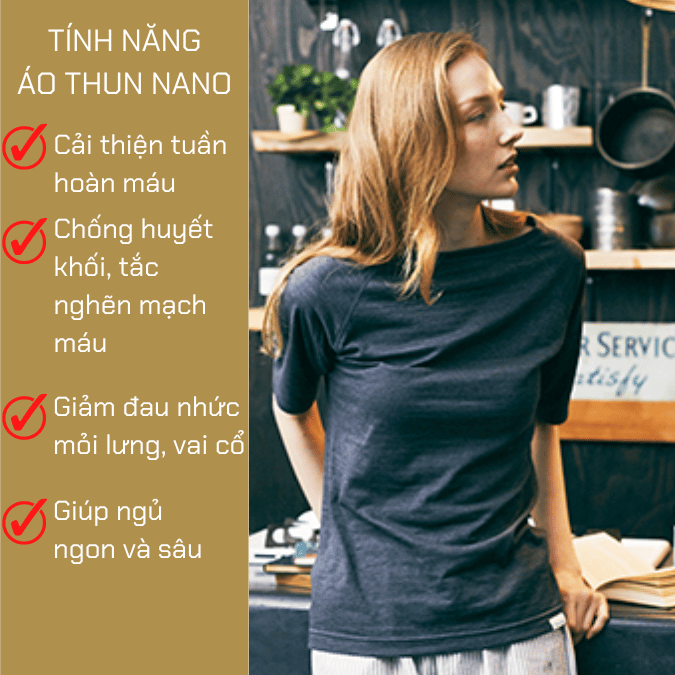 Áo thun cao cấp nano Sleepdays Japan - Chăm sóc sức khỏe