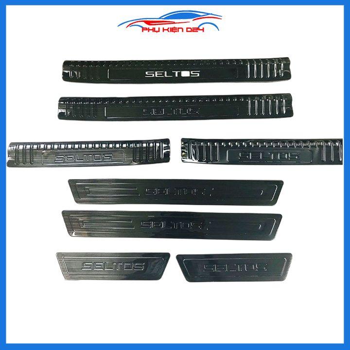 Nẹp bước chân trong ngoài TITAN ô tô Seltos 2020-2021-2022 chống trầy bảo vệ trang trí xe
