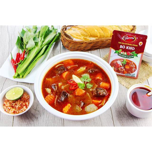 Xốt Gia Vị Hoàn Chỉnh Barona - Bò Kho 80g