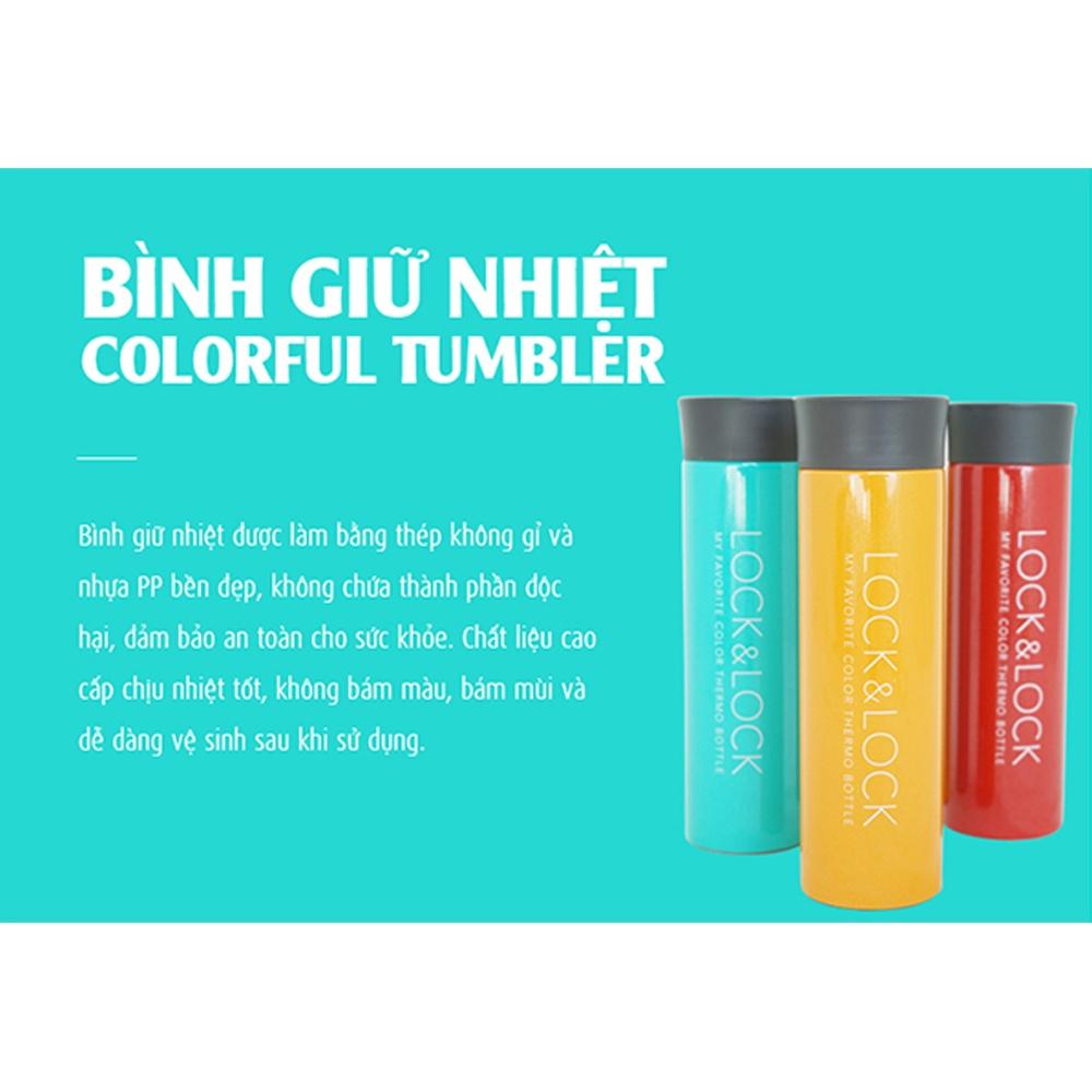 Bình Giữ Nhiệt Lock&Lock LHC4017 Colorful Tumbler - Basic Color 400ml