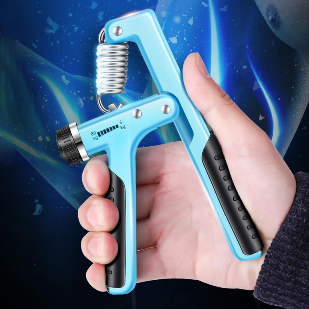 Điều chỉnh độ chặt nặng tập thể dục tay tay cầm tay Fatgrip Tăng sức mạnh lò xo ngón tay Pinch Mở rộng ống cổ tay Color: Golden