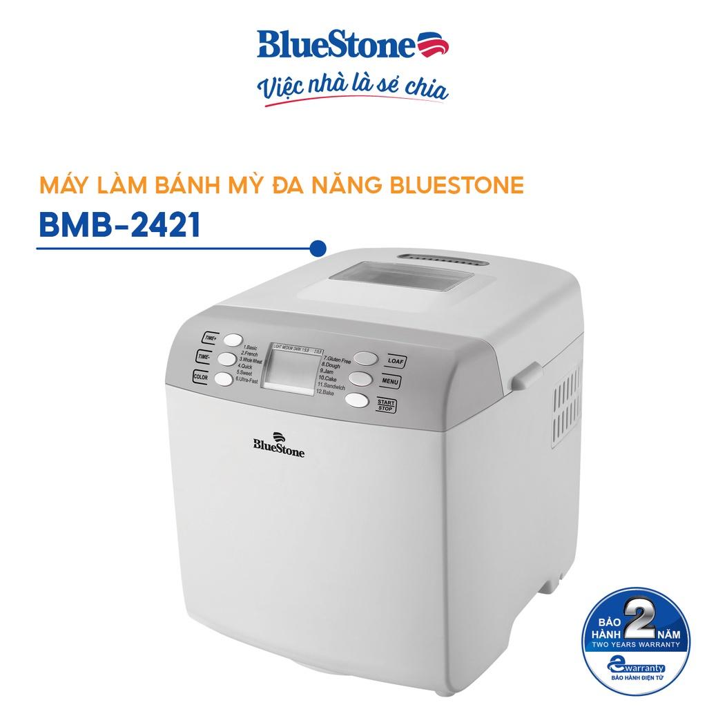 Máy Làm Bánh Mì Bluestone BMB-2421,Công Suất 550W, 12 Chế Độ Tự Động, Hàng chính hãng