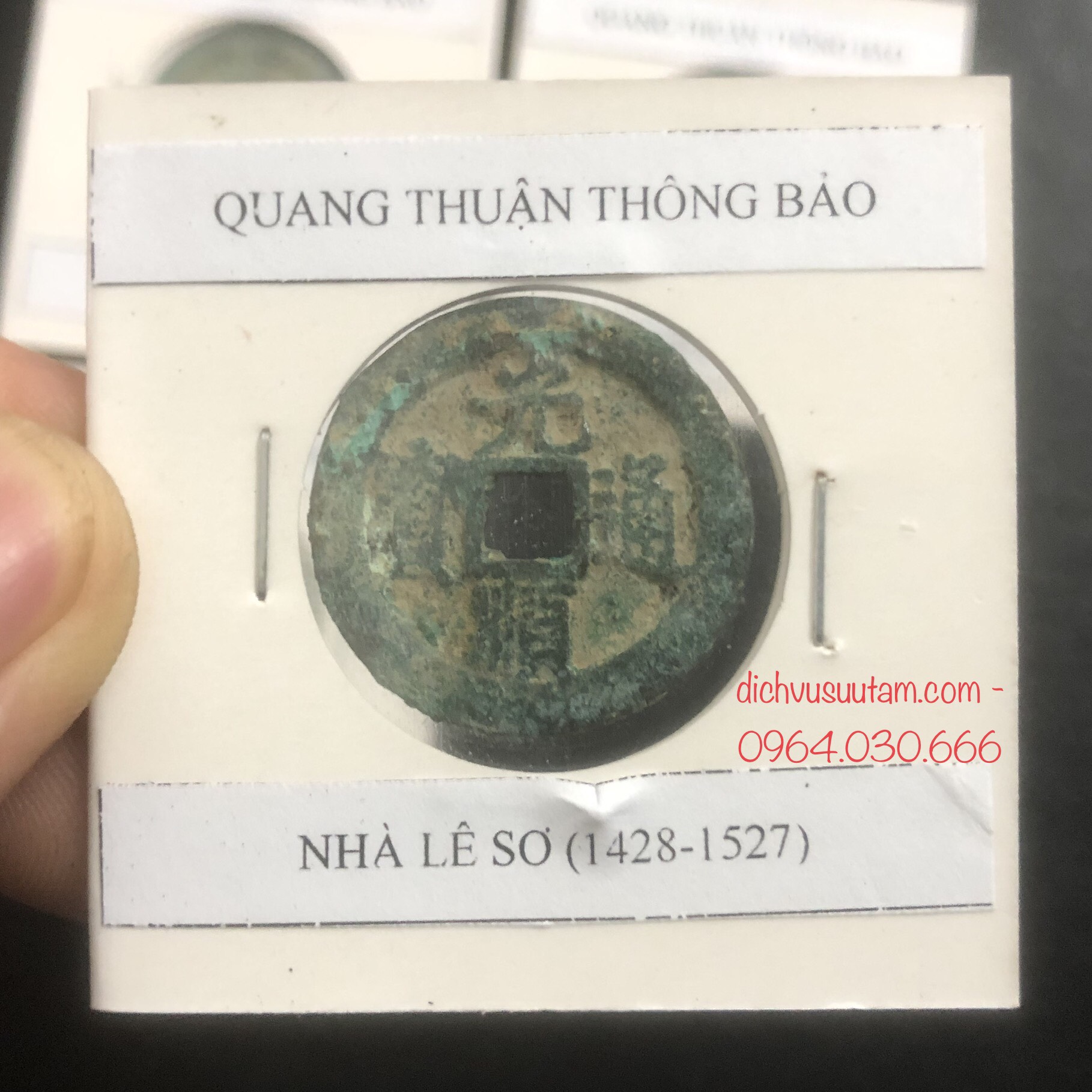 Xu cổ Quang Thuận Thông Bảo, nhà Lê Sơ (1428 - 1527) sưu tầm