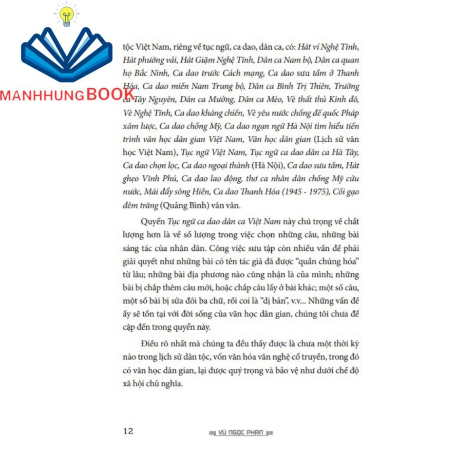 Sách - Tục ngữ, ca dao, dân ca Việt Nam