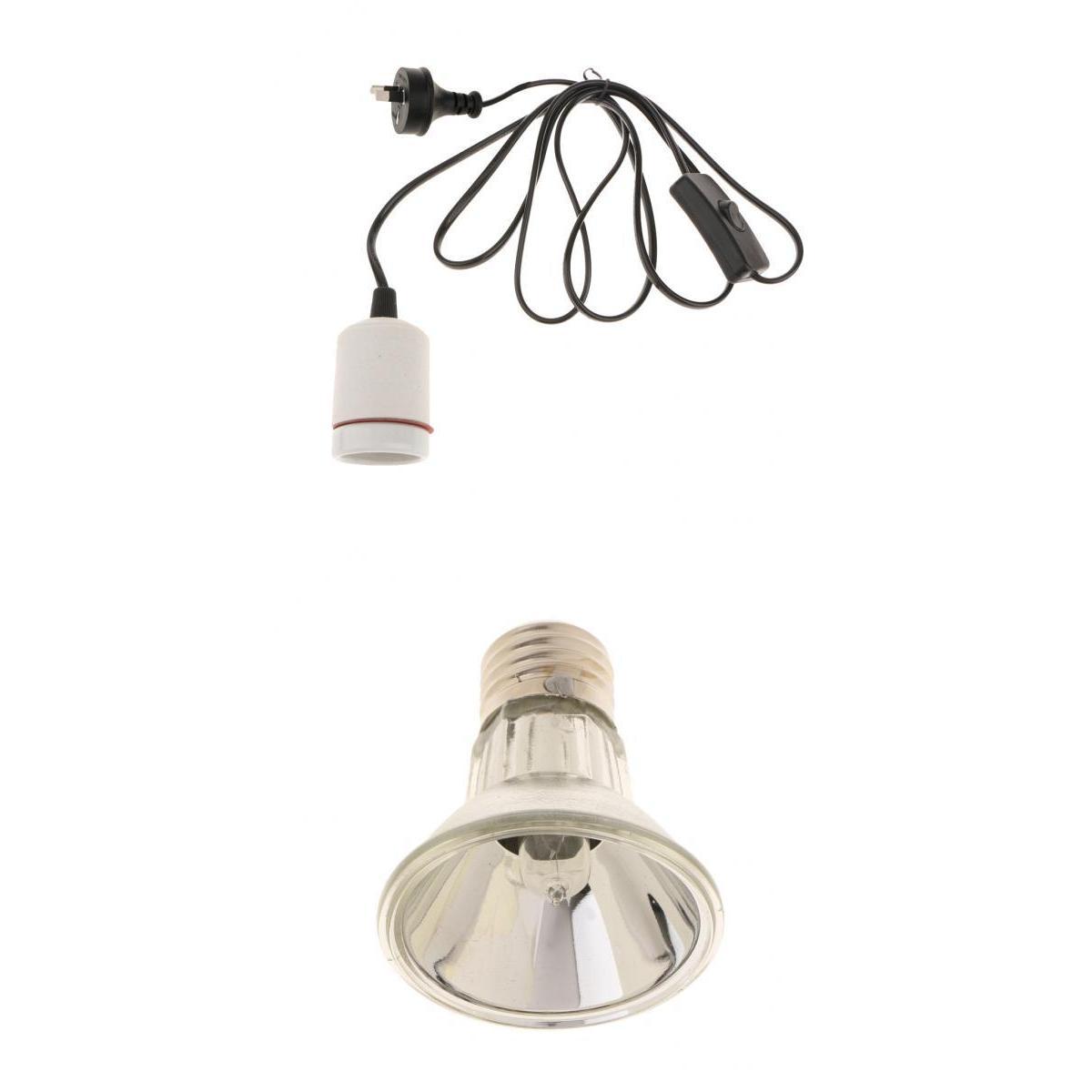 220V E27 Reptile Daylight Heating Lamp Full Spectrum UVA UVB Light-AU
