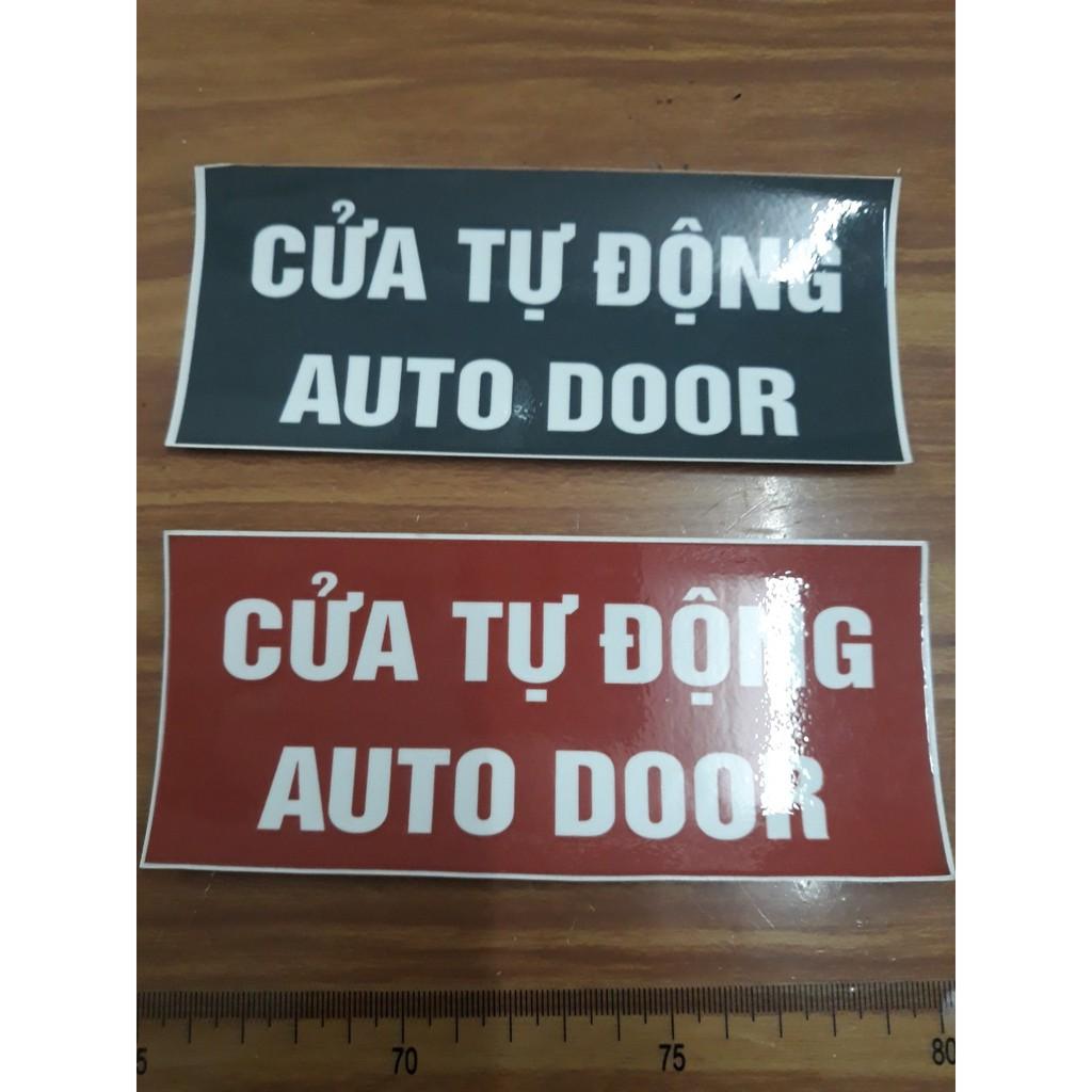 Decan dán xe cửa tự động/ Auto Door, Decal dán ô tô nhiều màu, dễ dán, dễ rửa xe