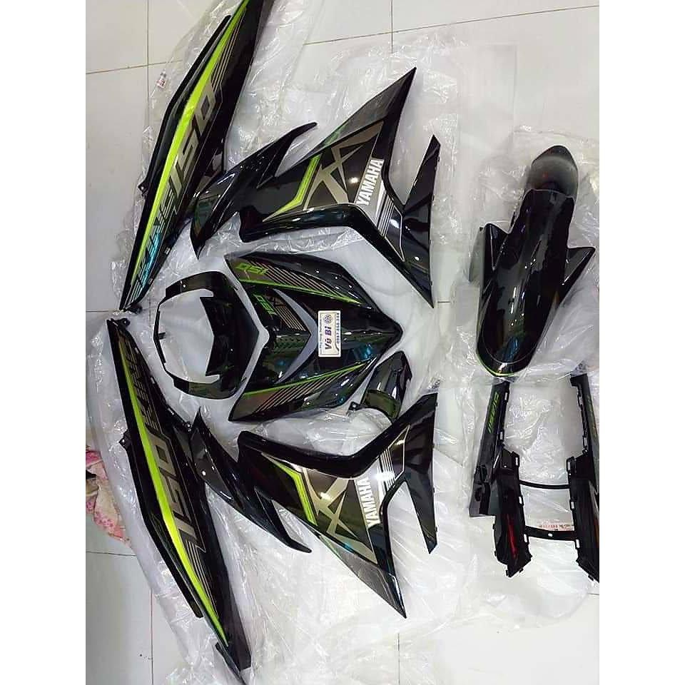 Tem rời ex 150 mxking đen chỉ xanh