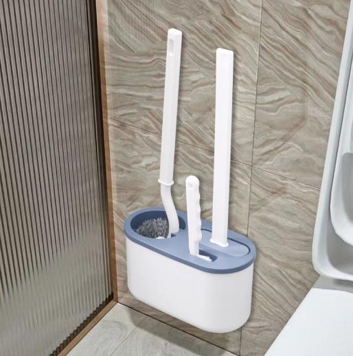 Dụng Cụ Chà Rửa Toilet 3in1 - Giải pháp vệ sinh toilet hiệu quả - Tiết kiệm thời gian và công sức