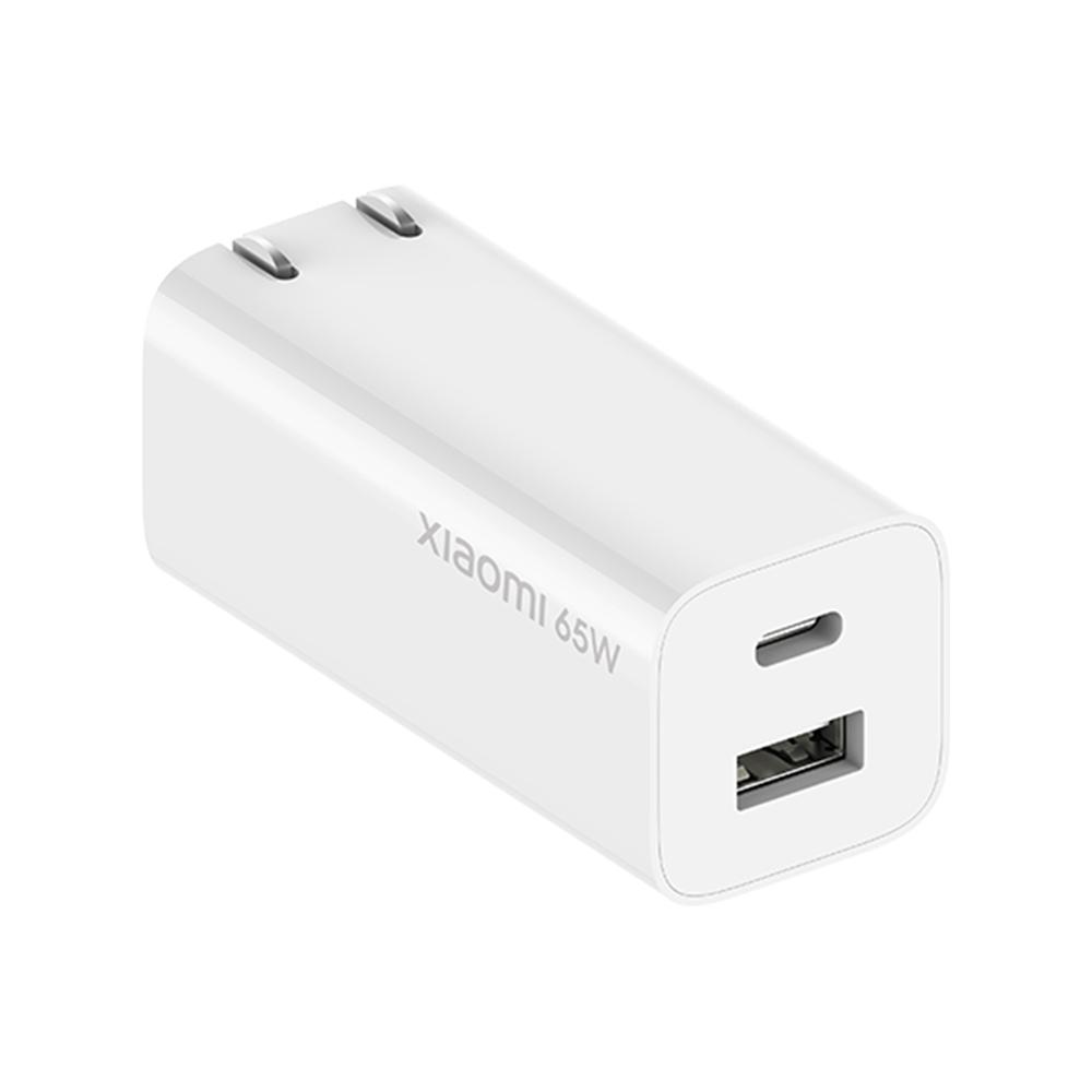 Xiaomi Mi GaN Charger 65W Type-C USB-A Portable Quick Charger with GaN Technology/C-to-C Charging Cable/Wall