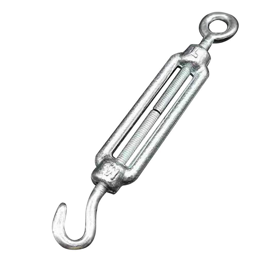 0.39 '' TURNBUCKLE 304 Stainless Steel Hook & Eye Turnbuckle Hook Wire Silver
