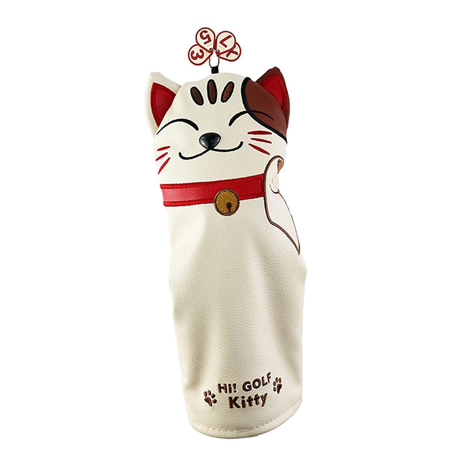 Golf Club Head Covers, Golf Driver Covers Wood Cover Hybrid Cover PU Leather Golf Wood covers for head Utility