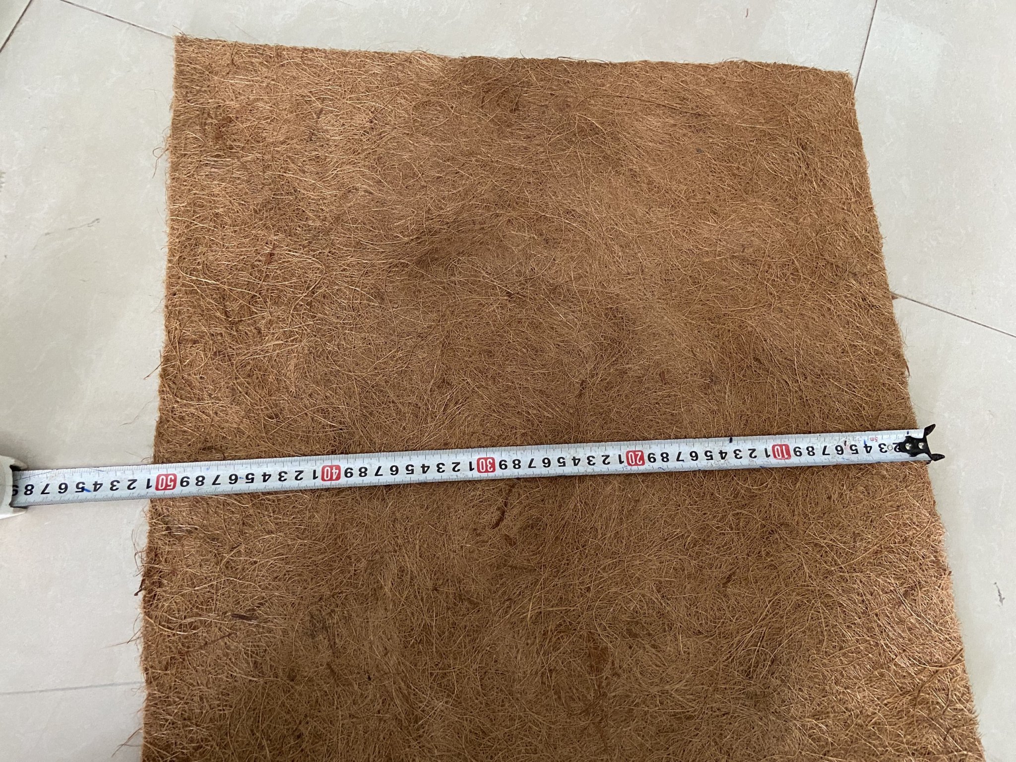 Thảm xơ dừa ép KT 50x50cm, giá thể giữ ẩm cho cây trồng