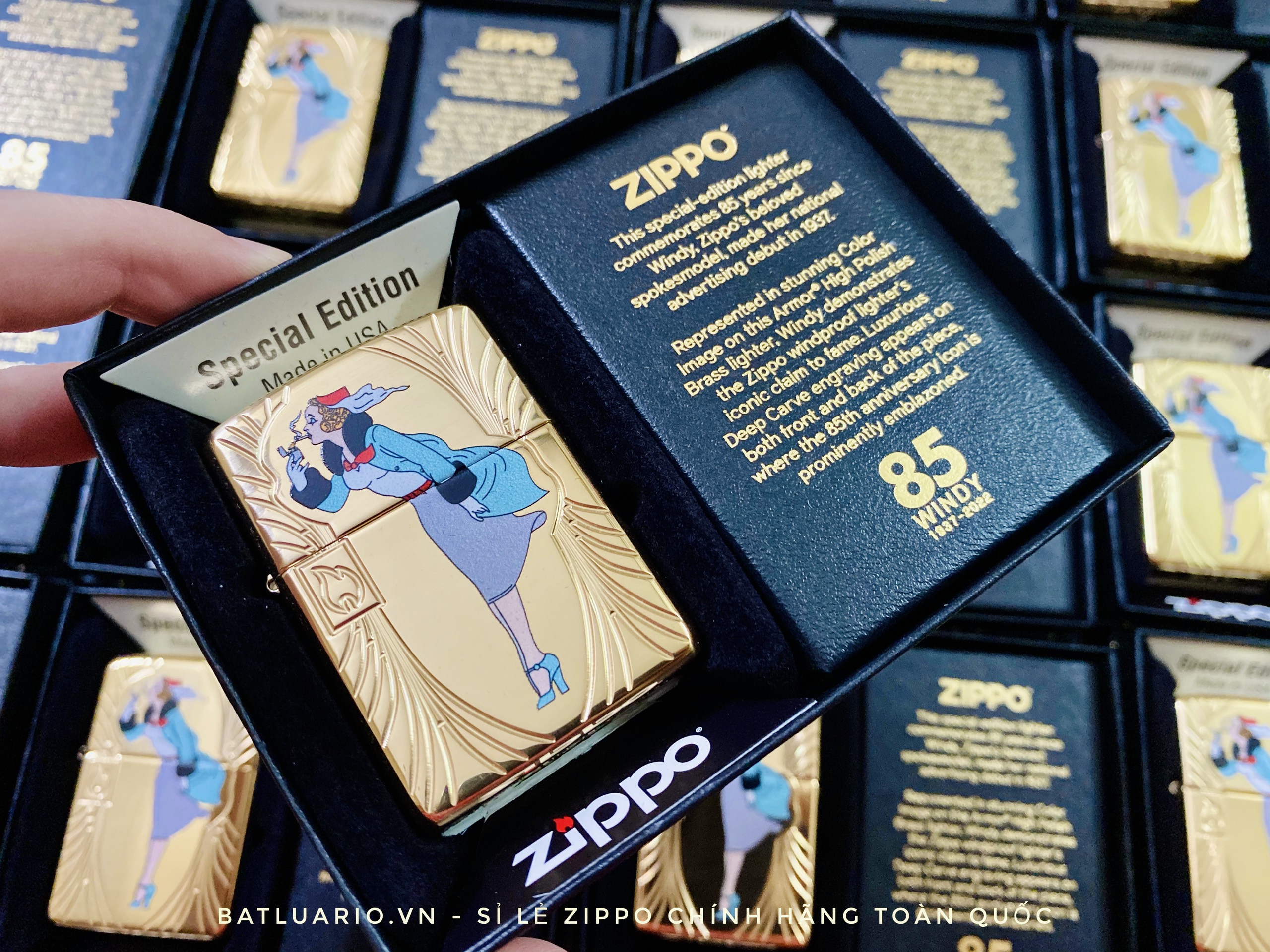 Bật Lửa Zippo 48413 – Zippo Windy 85th Anniversary Collectible