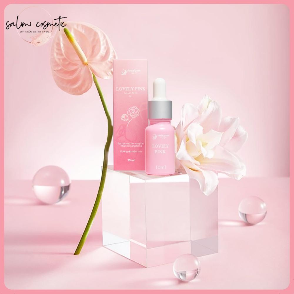 Serum Làm Hồng Nhũ Hoa &amp; Bikini LOVELY PINK 10ml, Chăm Sóc Da Vùng Kín, Nhũ Hoa, Dưỡng Da Sáng Hồng