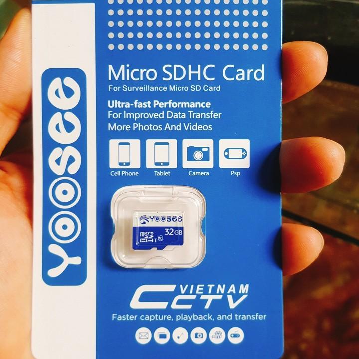 Thẻ nhớ Yoosee 32GB Micro SDHC U1I Class 10- HÀNG CHÍNH HÃNG