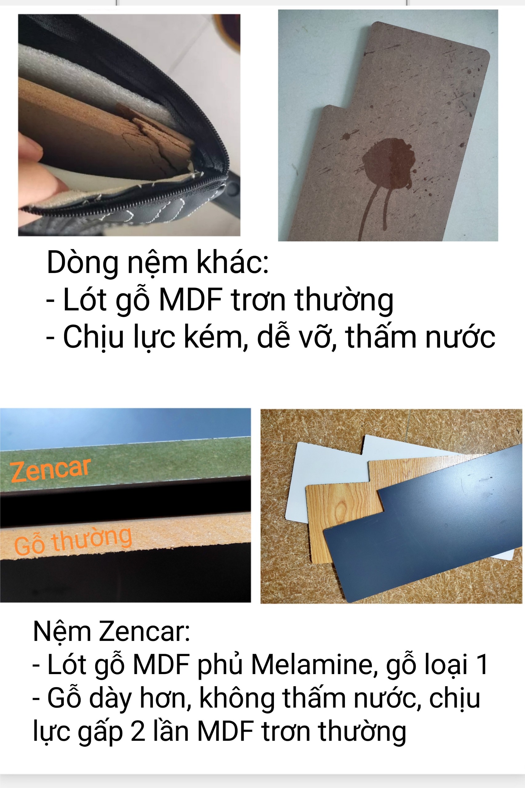 ĐẶC BIỆT, Nệm xe 4 chỗ loại đặc biệt