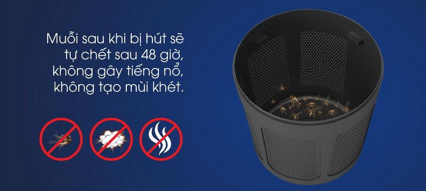 Đèn bắt muỗi Rạng Đông Model DBM01 5W Tiện Ích, Hạn Chế Tiếng Ồn, Không Gây Tiếng Nổ, Không Tạo Mùi Khét.
