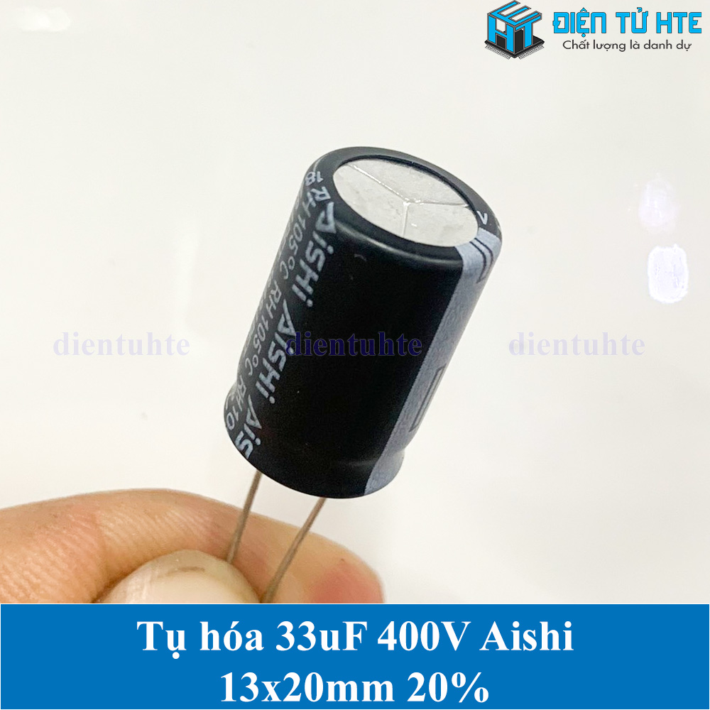 Bộ 5 con Tụ hóa 33uF 400V size 13x20mm 20%