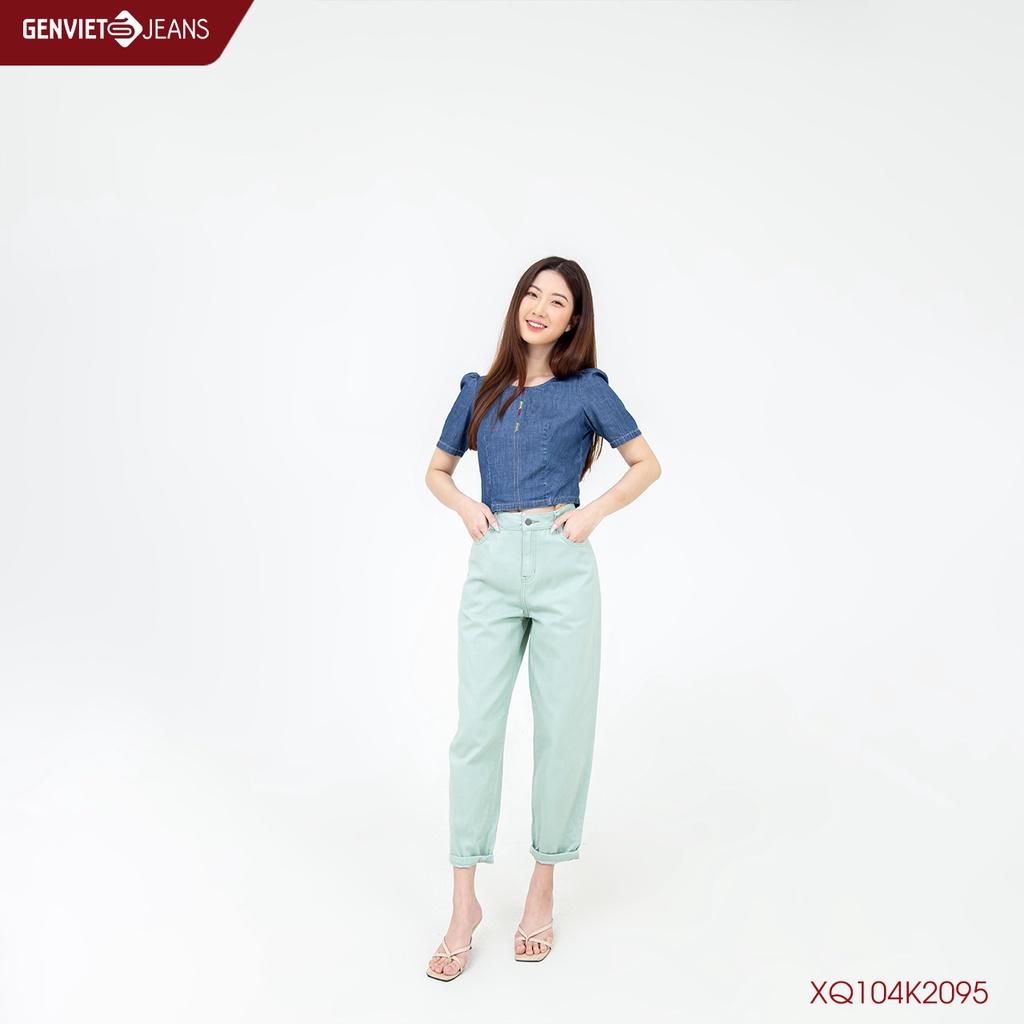 Quần Dài Nữ Kaki Thời Trang Baggy GENVIET XQ104K2095