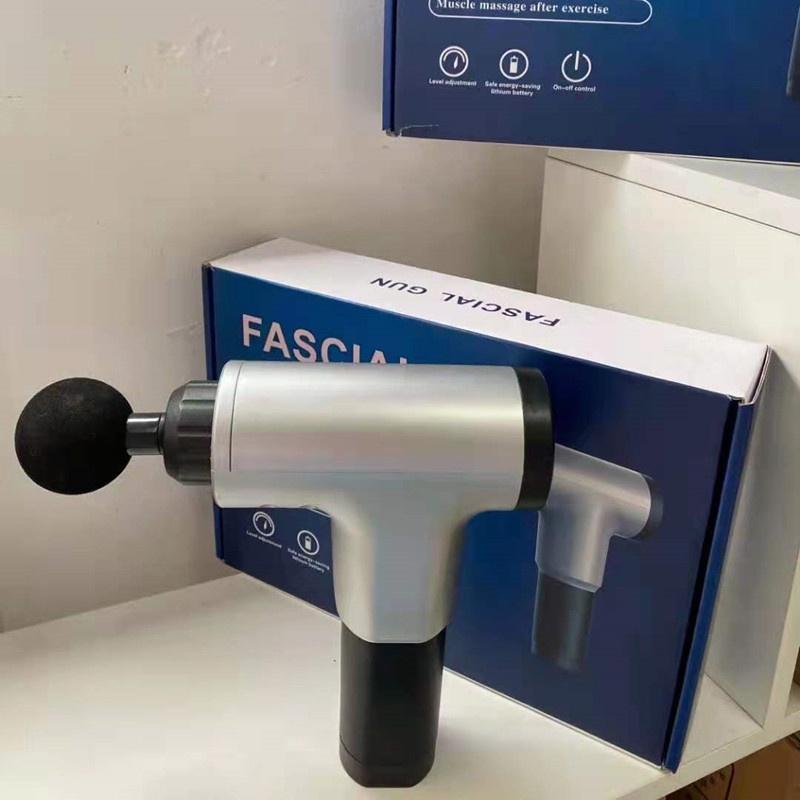 Máy massage cầm tay 4 đầu 6 chế độ - súng massage trị nhức mỏi vai gáy, đau giãn cơ