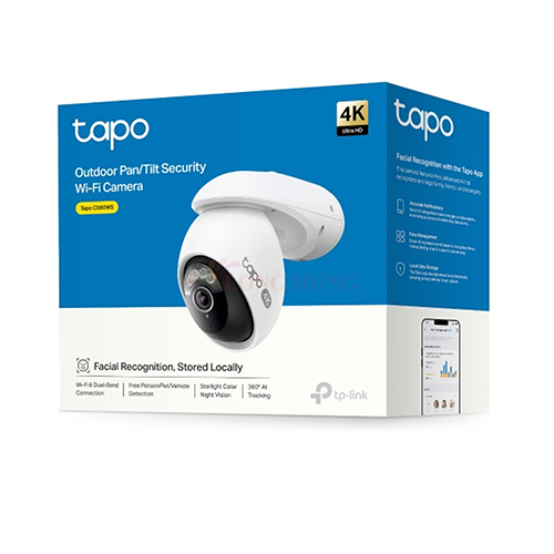 Camera ngoài trời TP-Link Tapo Outdoor Pan/Tilt Home Security Wifi QHD 8MP 4K C560WS - Hàng chính hãng