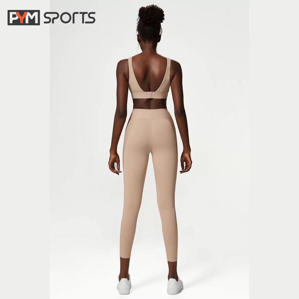 Bộ Đồ Tập Yoga, Gym PYMS015, Quần legging Thể Thao Dài Co Giãn 4 Chiều