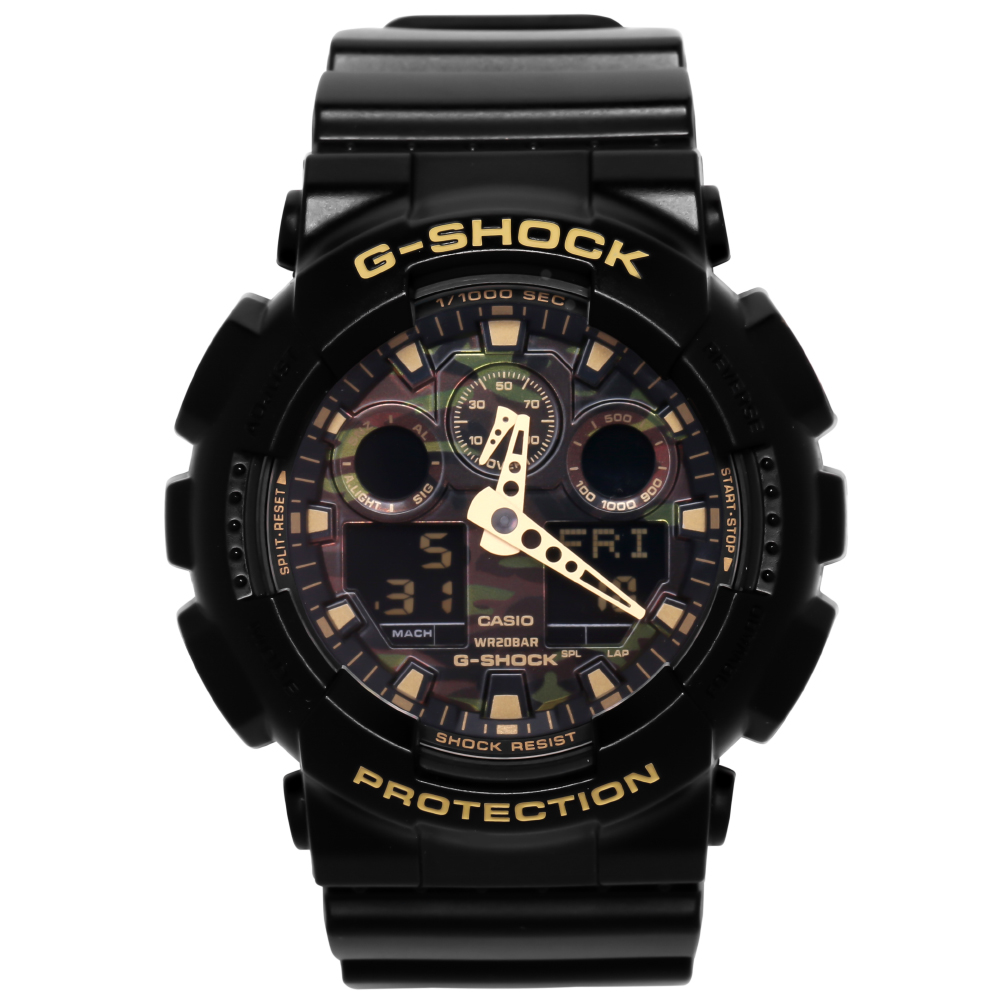 Đồng hồ Nam G-Shock GA-100CF-1A9DR - Hàng chính hãng