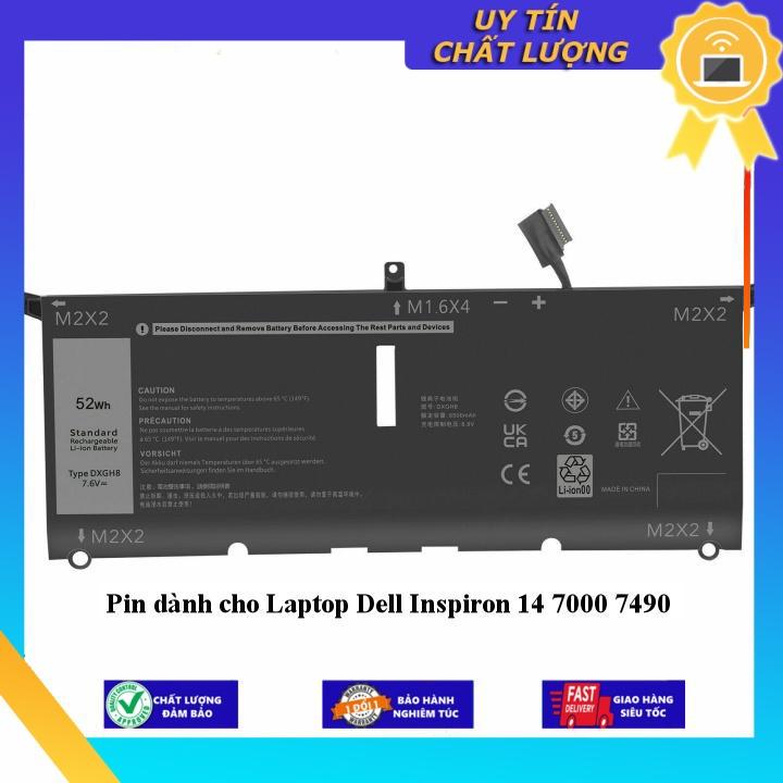 Pin dùng cho Laptop Dell Inspiron 14 7000 7490 - Hàng Nhập Khẩu New Seal