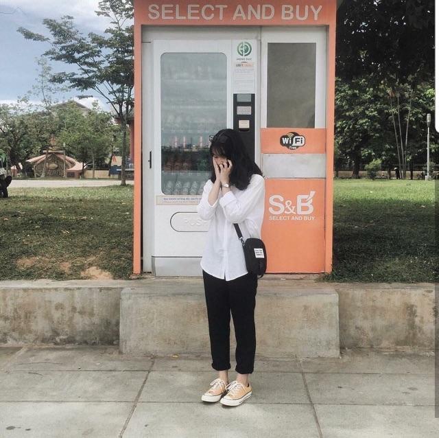 Quần baggy tây.