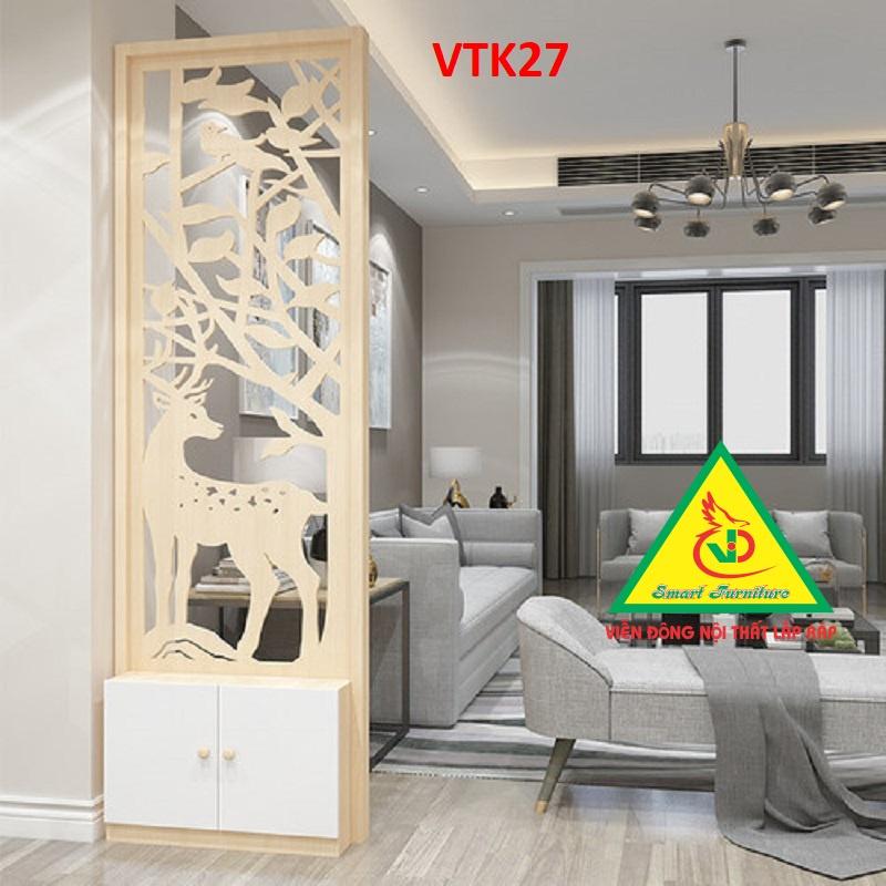 Vách ngăn tủ kệ VTK26 - Nội thất lắp ráp Viendong Adv