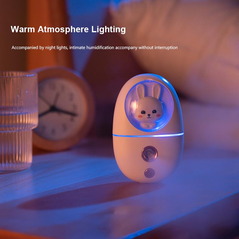 Máy Phun Sương Tạo Độ Ẩm Mini Khuếch Tán Nano Nước Replenisher Nước Khuếch Tán Mặt Không Dây Máy Phun Sương Tạo Độ Ẩm Sạc Phun Sương Tạo Phun Sương Tạo Ẩm Hình Ếch Con