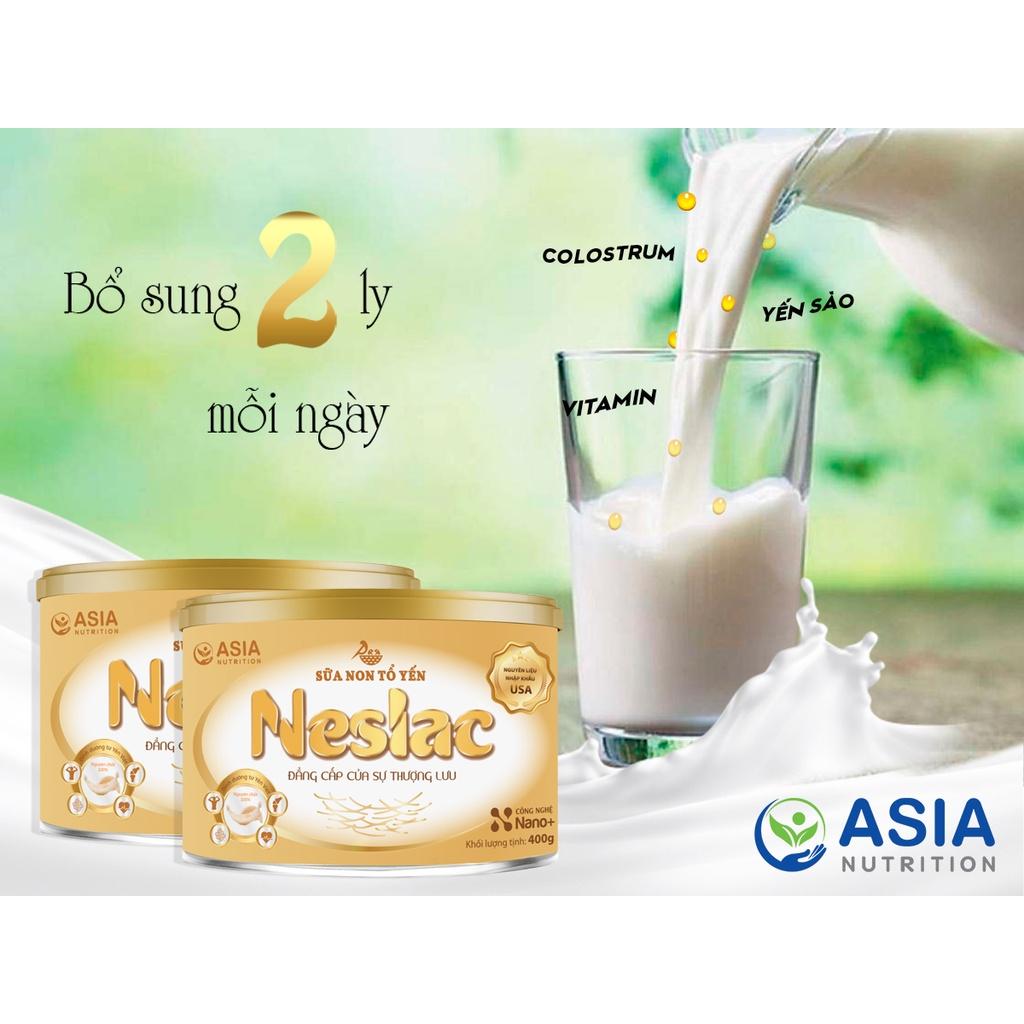 Combo 2 hộp sữa tổ yến Neslac ASIA NUTRITION 400g